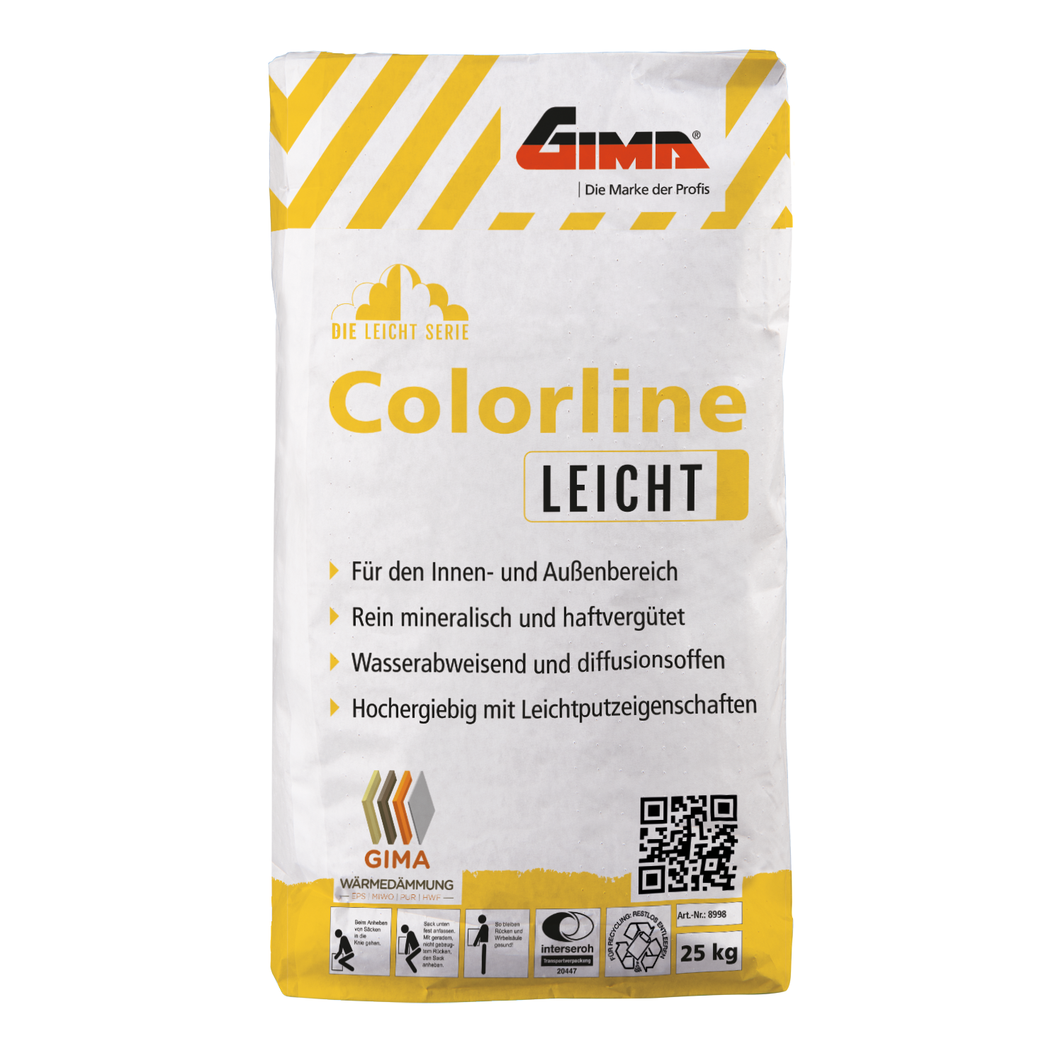 | Colorline gima-profi Produkte | Edelputz | | GIMA Leicht Innenputze Putze