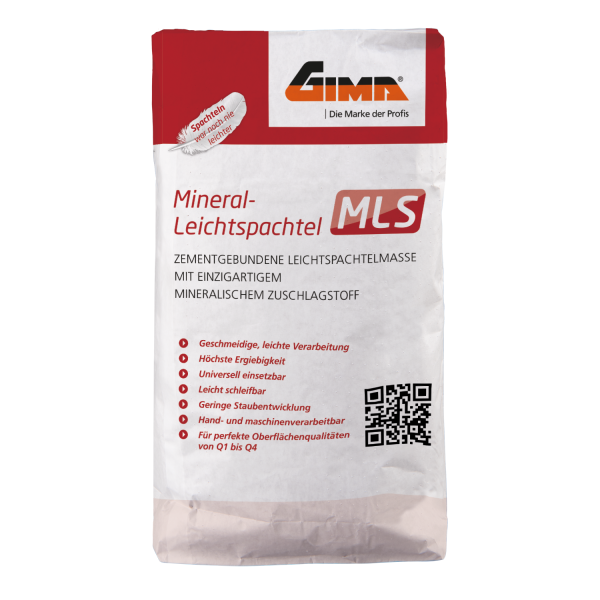 GIMA Mineralleichtspachtel MLS