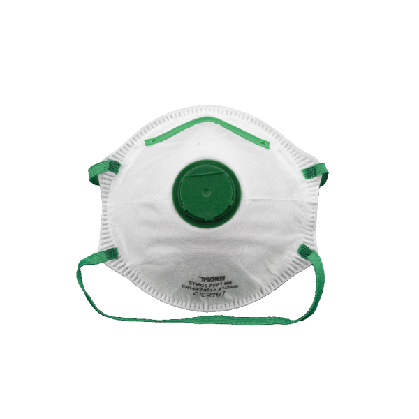 Schutzmaske mit Ventil FFP1